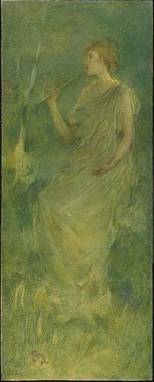 Thomas Dewing Music Sweden oil painting art